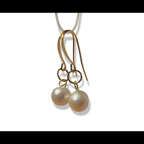 Genuine Pearl Drop Earrings NWT - Picture 6 of 12